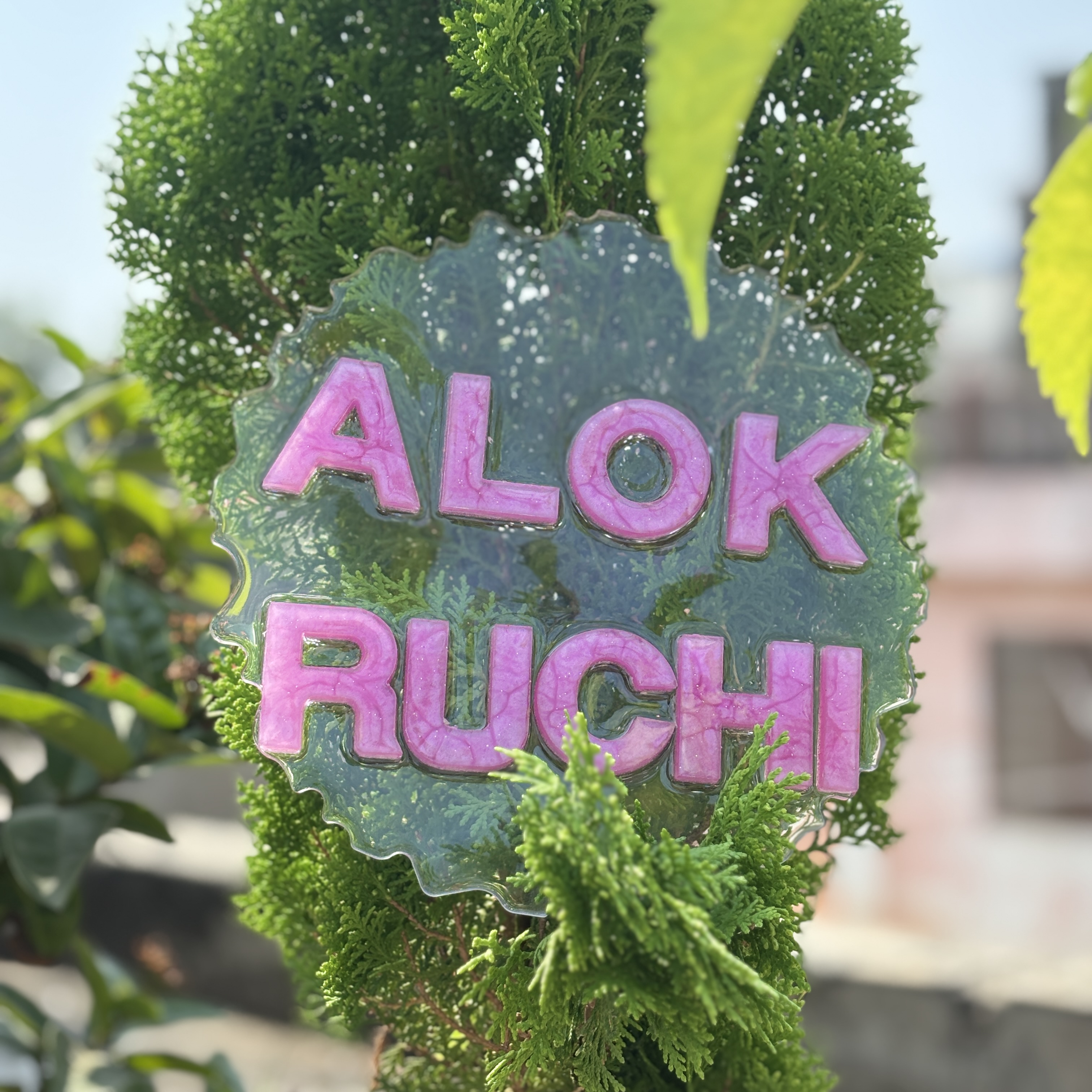 10 Inch Resin Pooja Thali Image 1