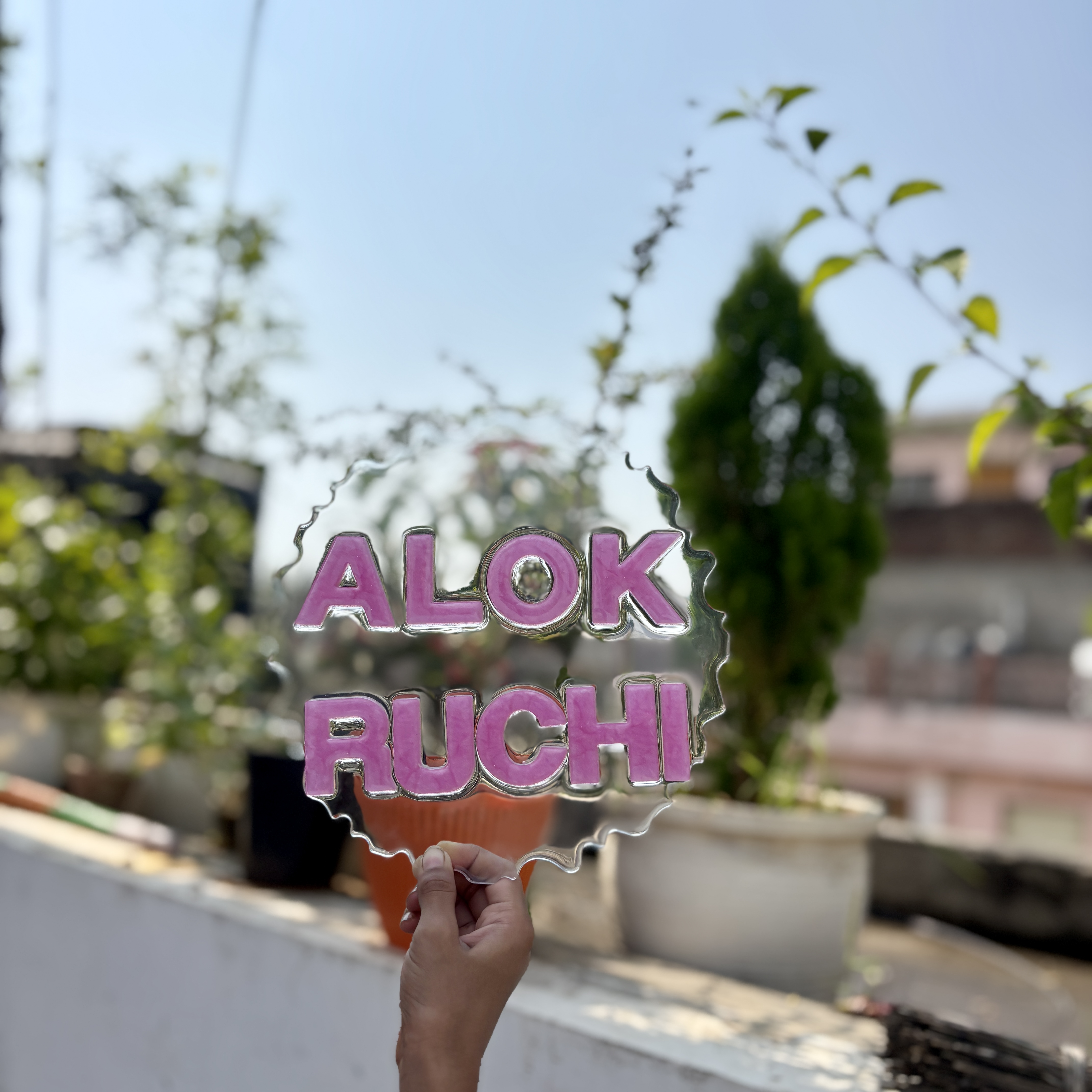 10 Inch Resin Pooja Thali Image 2