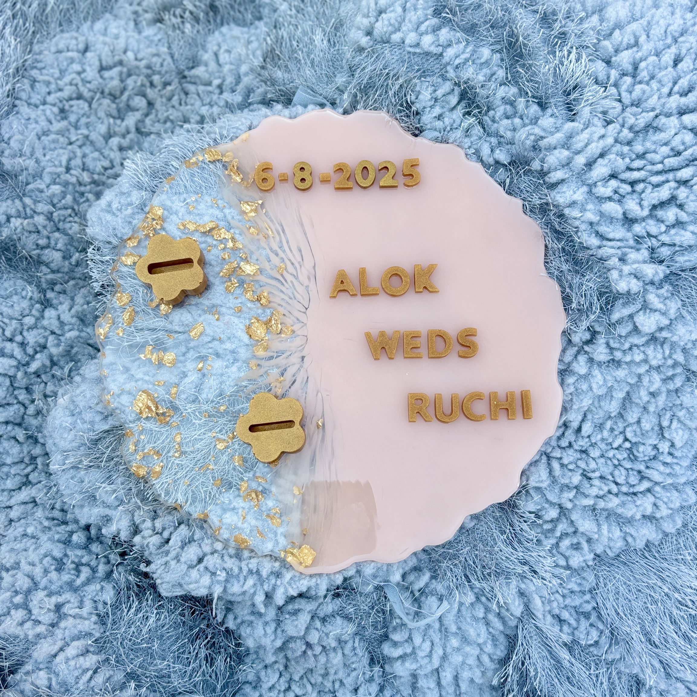 10 Inch Resin Pooja Thali Image 1