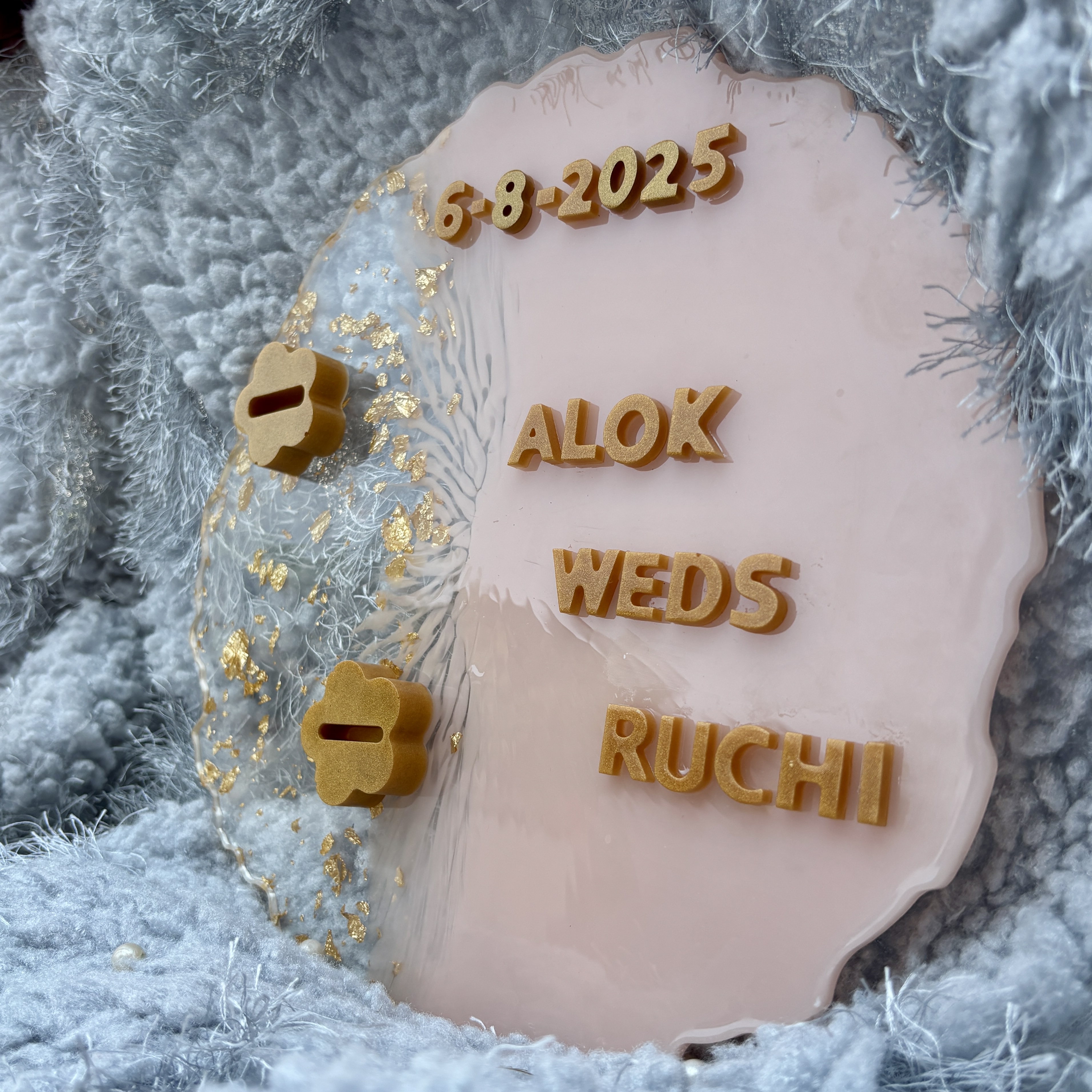 10 Inch Resin Pooja Thali Image 2